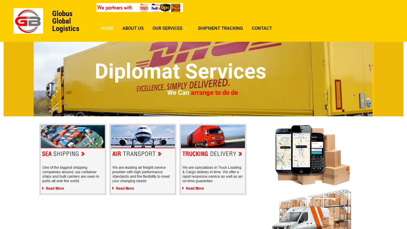 is Globus Global Logistics – Professional Logistics Solution legit? screenshot