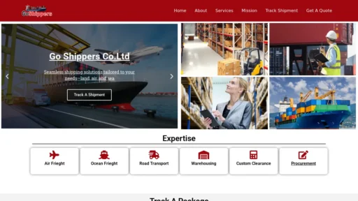 Scam Website Screenshot Goshipperscoltd.com
