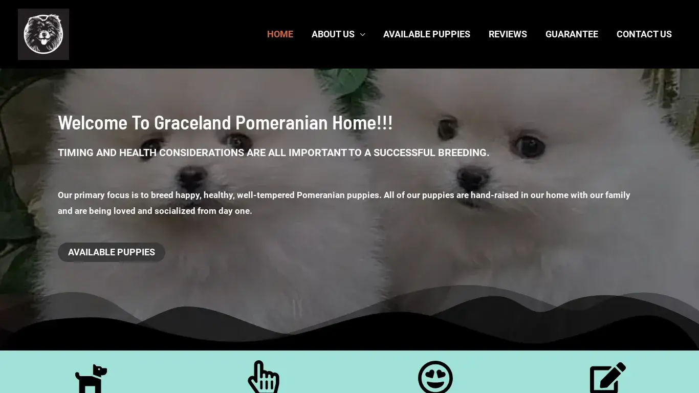 is Graceland Pomeranian Home – Pomeranian Puppies For Sale-Pomeranian Breeder legit? screenshot