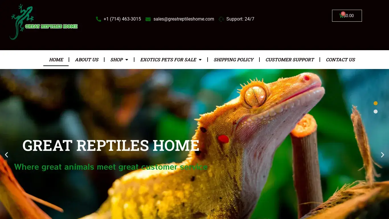 is greatreptileshome legit? screenshot