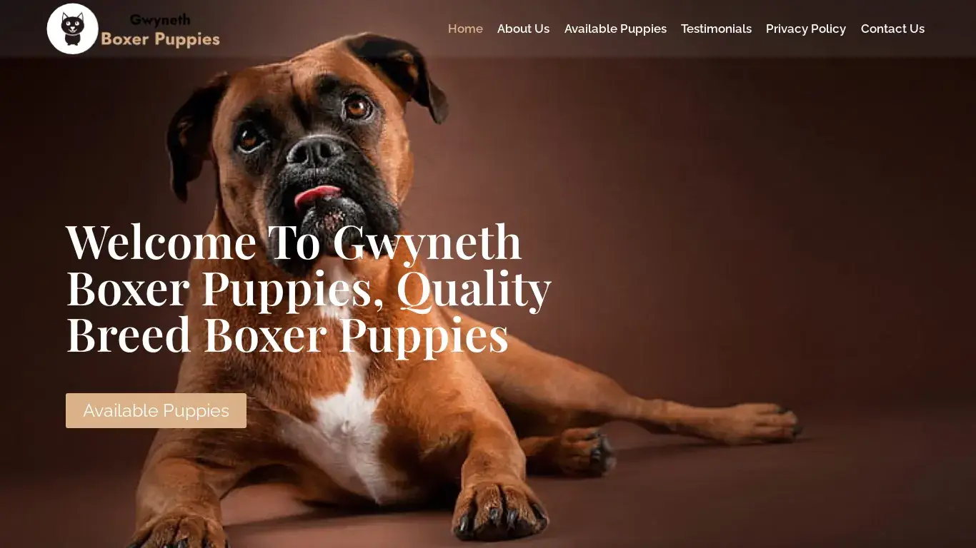is Gwyneth Boxer Puppies legit? screenshot