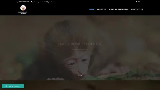 Scam Website Screenshot Happyhomepetcenter.com