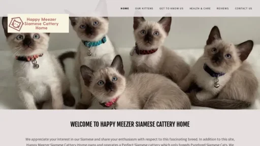 Scam Website Screenshot Happymesesiamese.com
