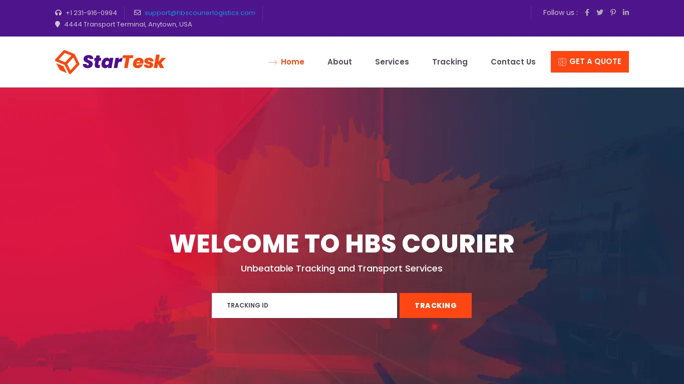 is Hbs Courier - confident and assured, implying successful delivery legit? screenshot