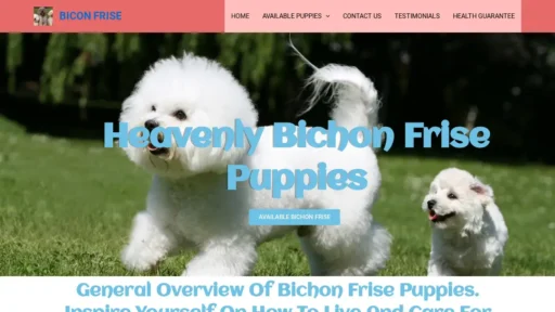 Scam Website Screenshot Heavenlybichonfrise.com