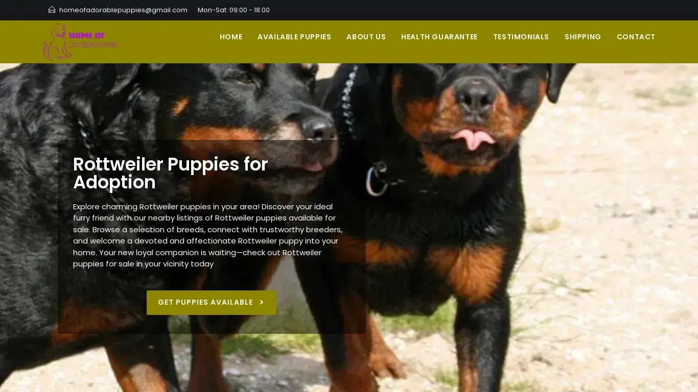 is Home Of Adorable Puppies legit? screenshot
