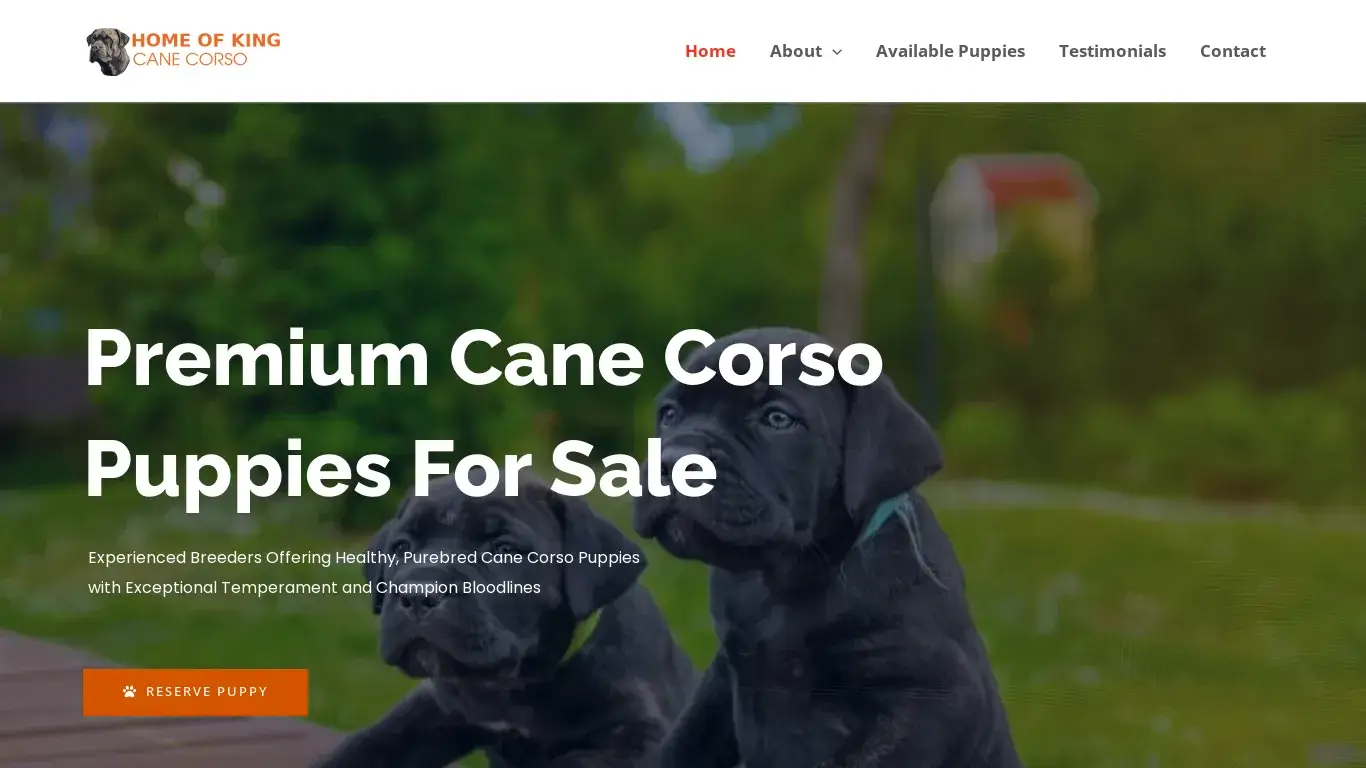 is Home - Home of King Canecorso legit? screenshot