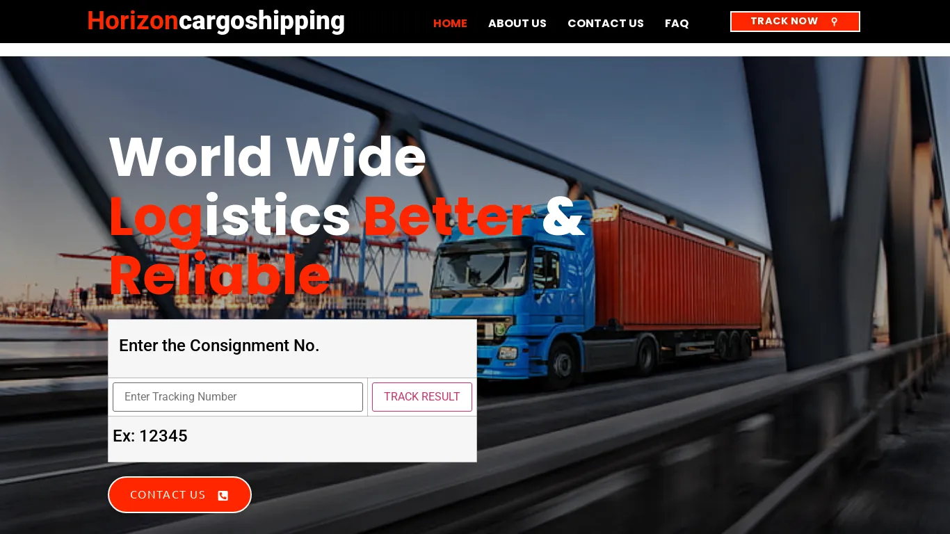 is horizoncargioshipping.com – horizoncargoshipping.com legit? screenshot