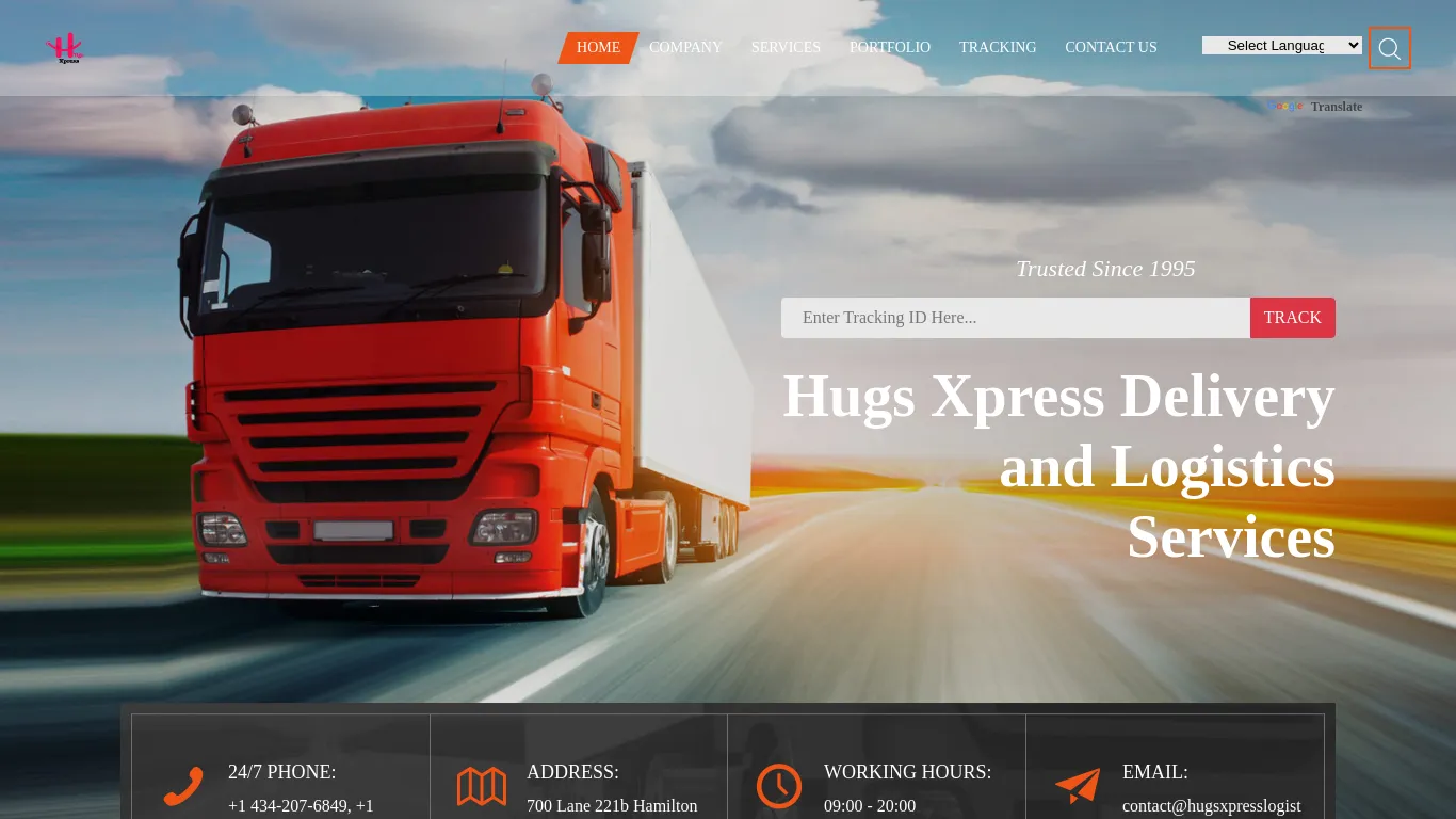 is Hugs Xpress Delivery and Logistics Services legit? screenshot
