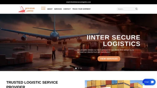 Scam Website Screenshot Iintersecurelogistics.com