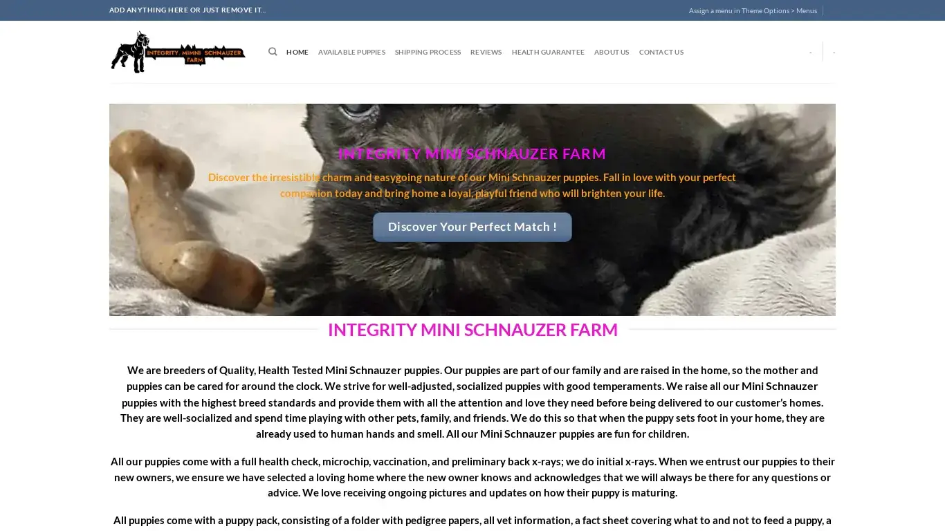 is Home - integrityminischnauzerfarm.com legit? screenshot