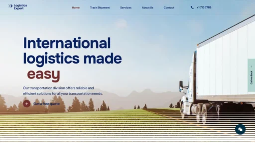 Scam Website Screenshot Internationallinelogistics.com