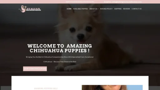 Scam Website Screenshot Italiangreyhoundheaven.com