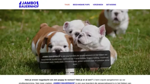 Scam Website Screenshot Jambodiboerderij.com