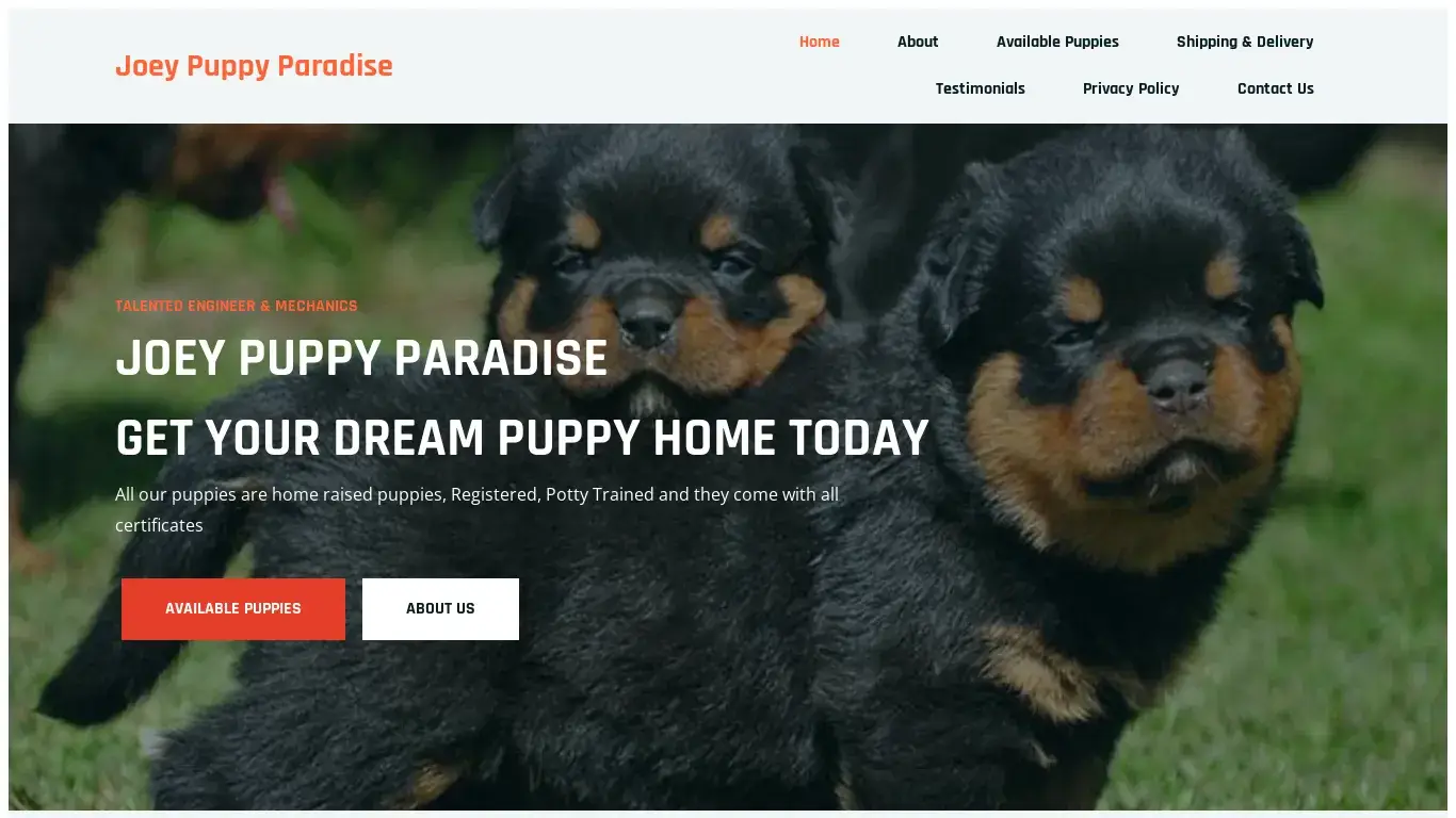 is Joey Puppy Paradise legit? screenshot