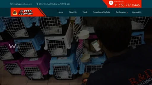 Scam Website Screenshot Jypetsdelivery.com