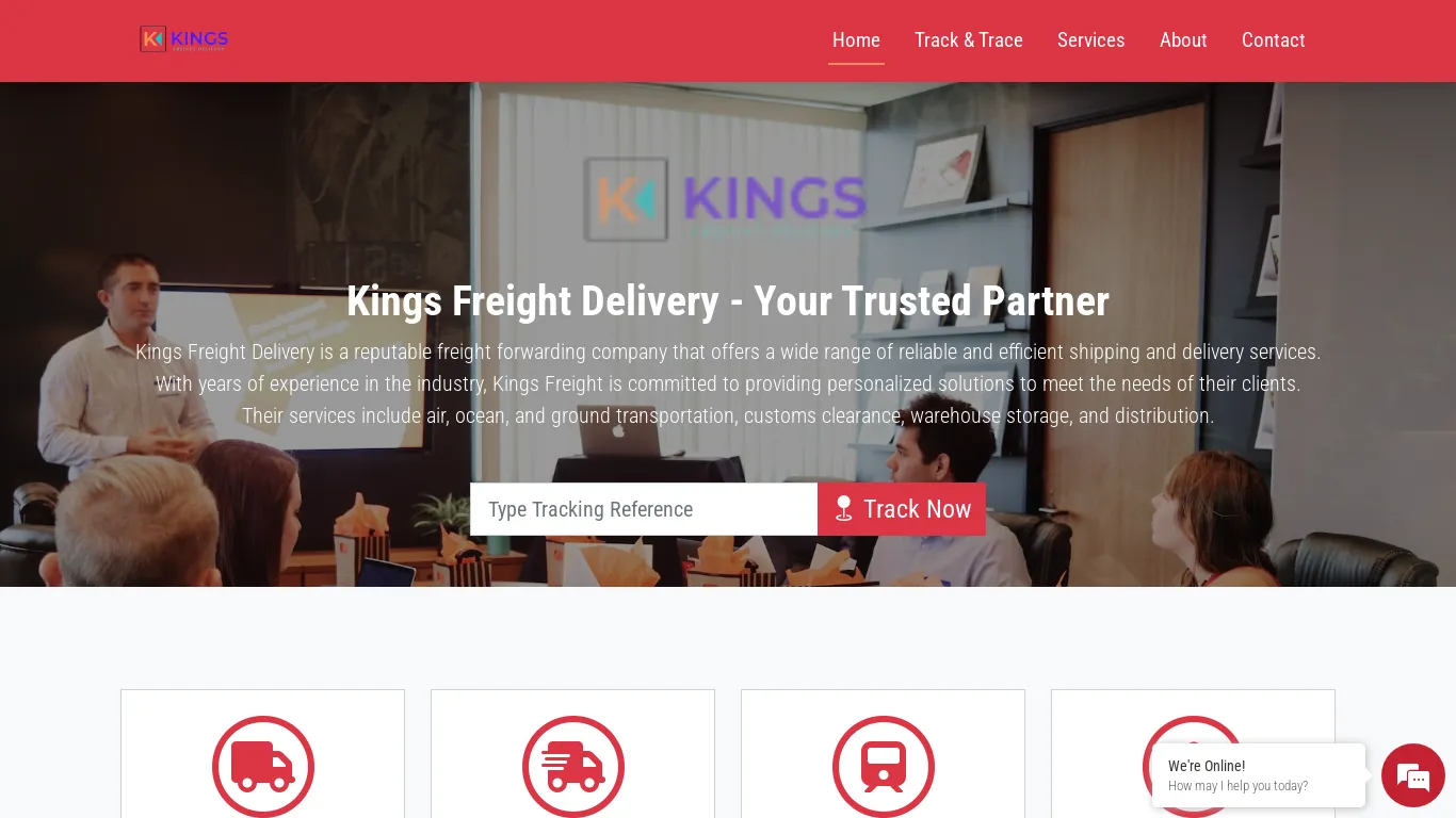 is Kings Freight Delivery - Home legit? screenshot
