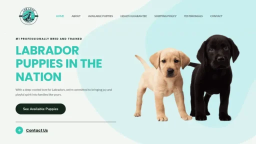Scam Website Screenshot Lablovekennel.com