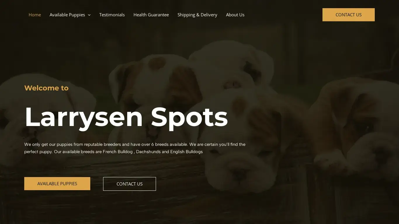 is LARRYSEN SPOTS legit? screenshot