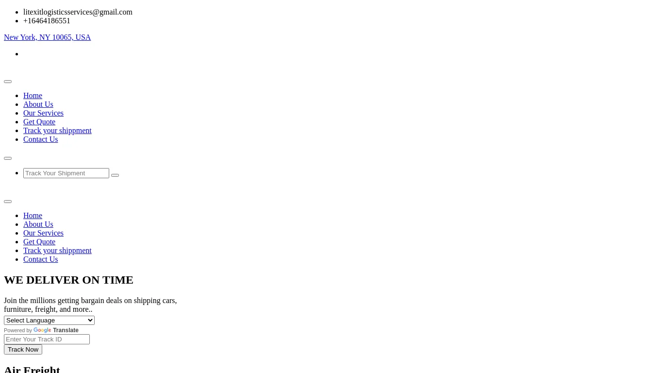is litexitlogisticsshipping.com legit? screenshot