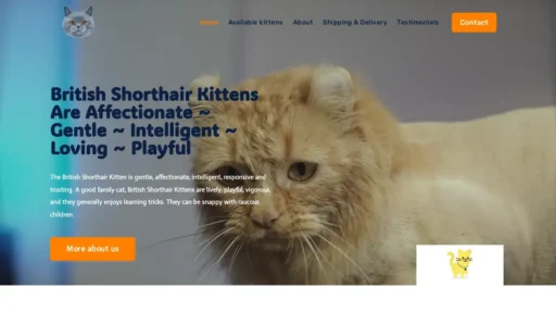 Scam Website Screenshot Littlefinelinecattery.com