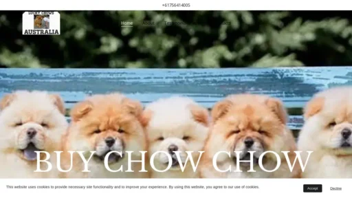 Scam Website Screenshot Luckychows.com