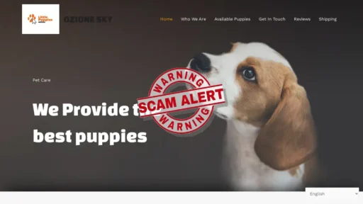 Scam Website Screenshot Lunadermal.org