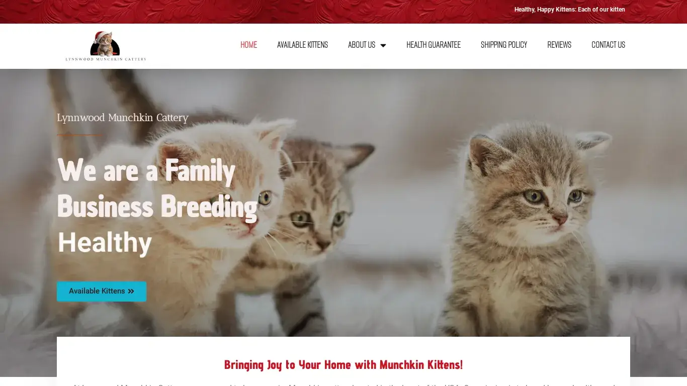 is Lynnwood Munchkin Cattery – Where Tiny Tails Wag Happiness! legit? screenshot