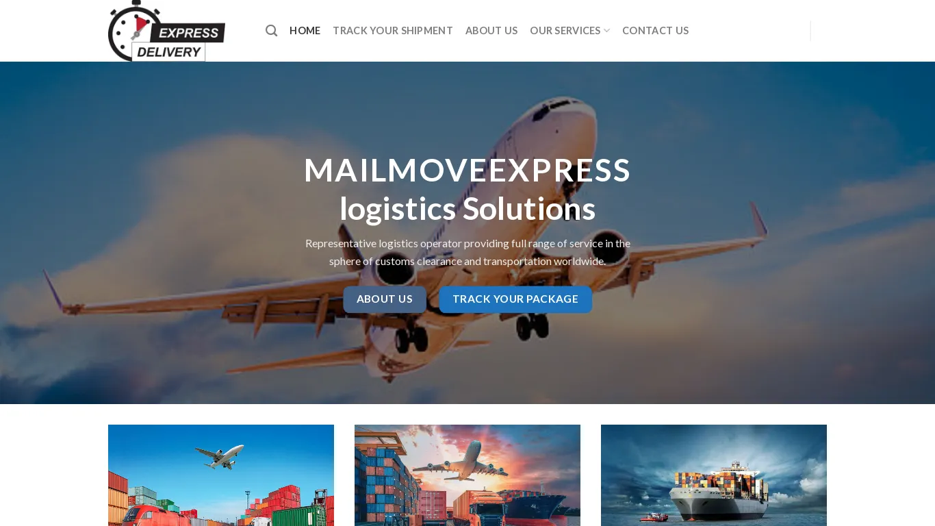 is Mailmoveexpress – Mailmoveexpress Shipping and Delivery legit? screenshot