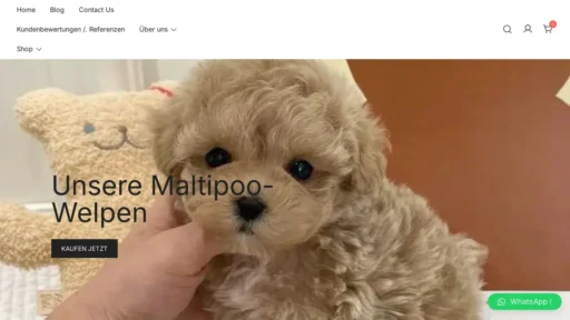 Scam Website Screenshot Maltipoo.welpen-kaufen.com