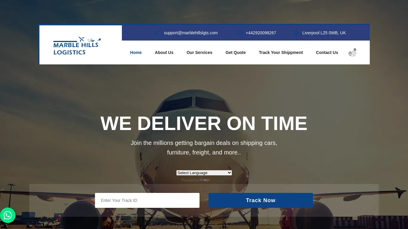is Marble Hills Logistics | Efficiency at your doorstep legit? screenshot
