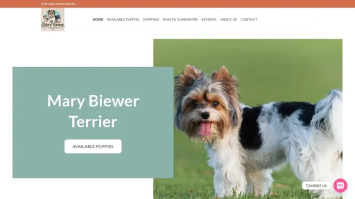 Scam Website Screenshot Marybiewerterrier.shop