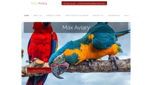 Scam Website Screenshot Maxaviary.com