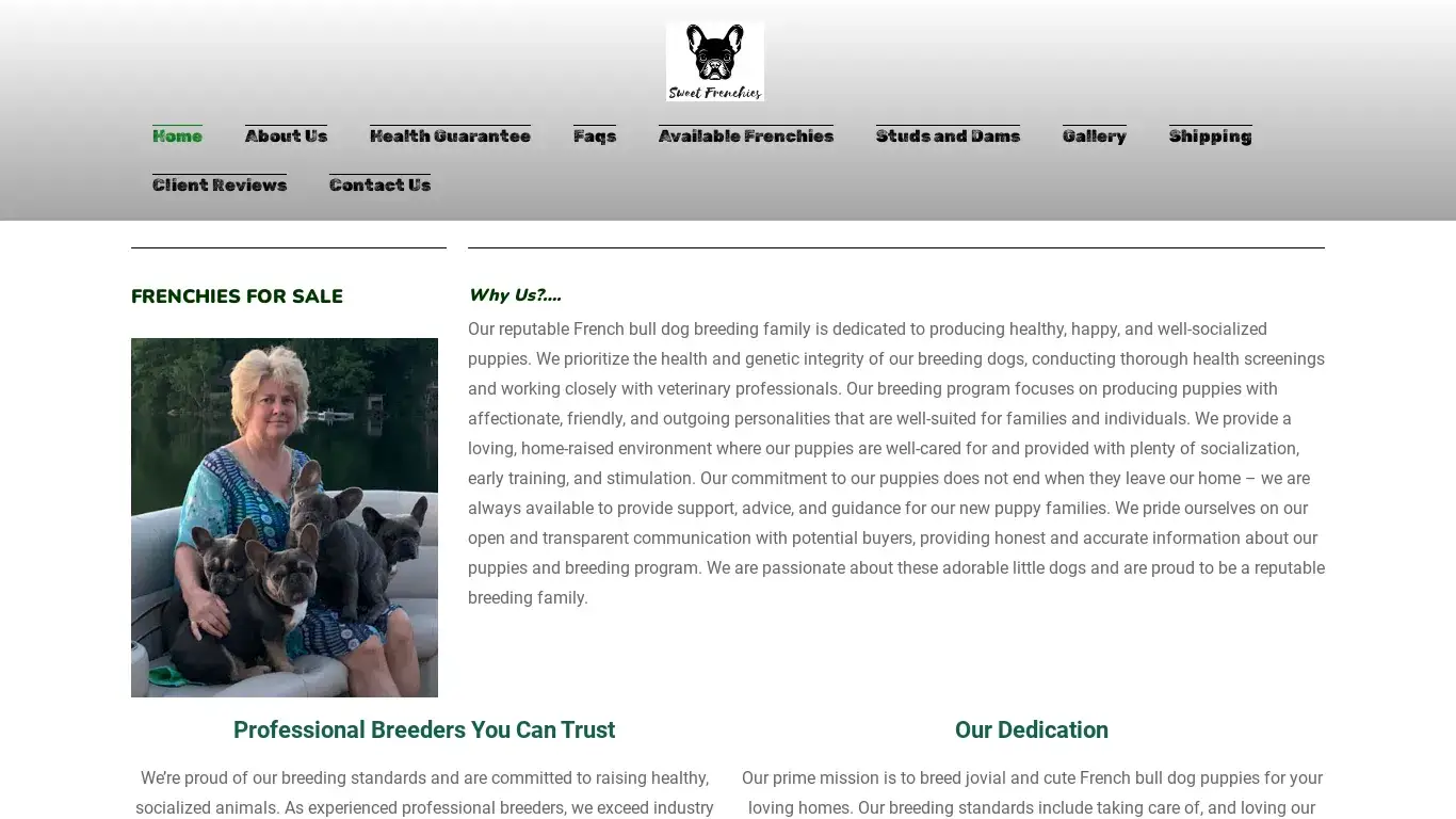 is Meem Sweet Frenchies – French Bull Dog Puppies For Sale legit? screenshot