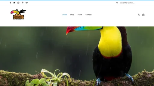 Scam Website Screenshot Njexoticpets.net