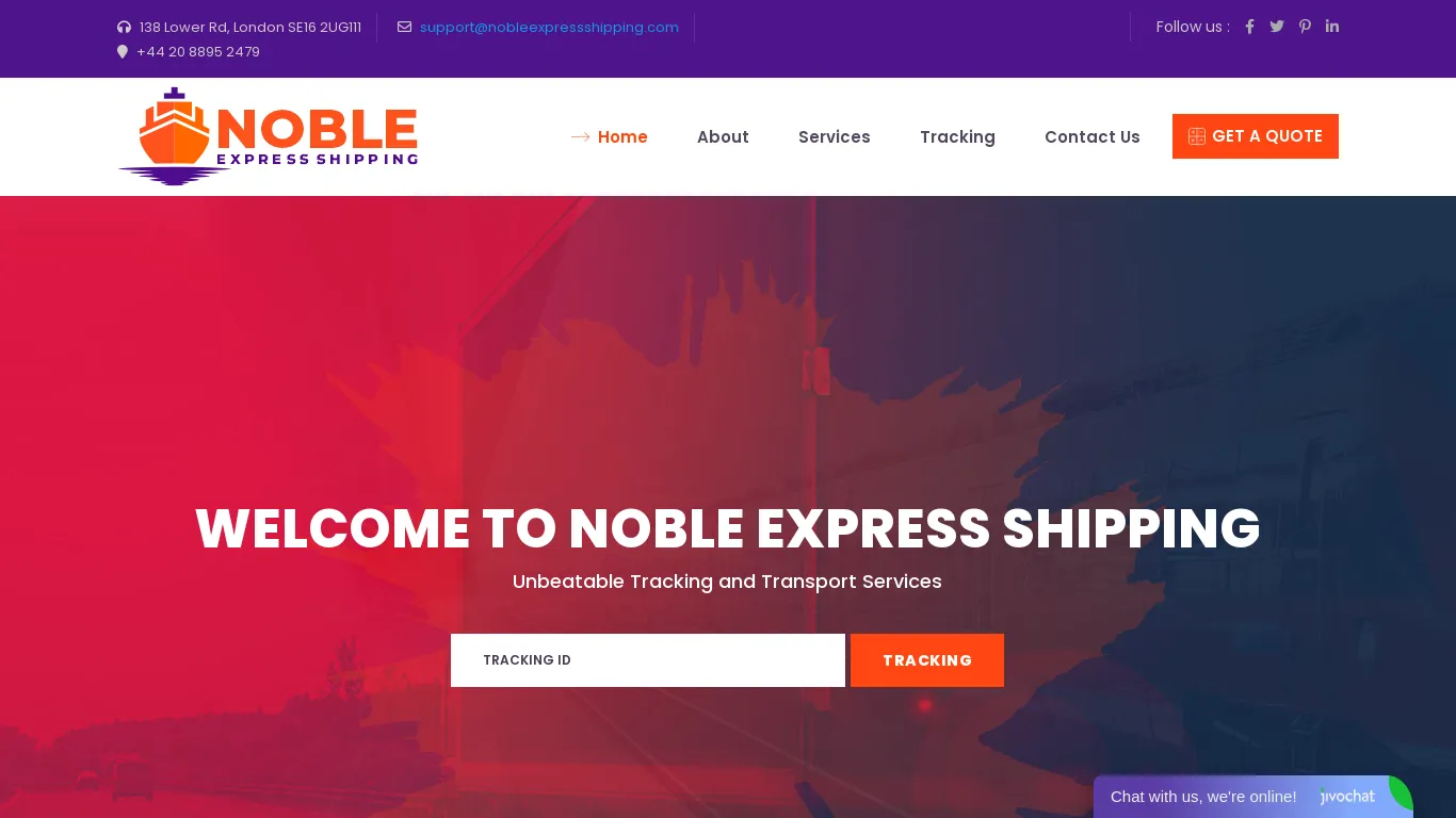 is Noble Express Shipping - Logistics legit? screenshot