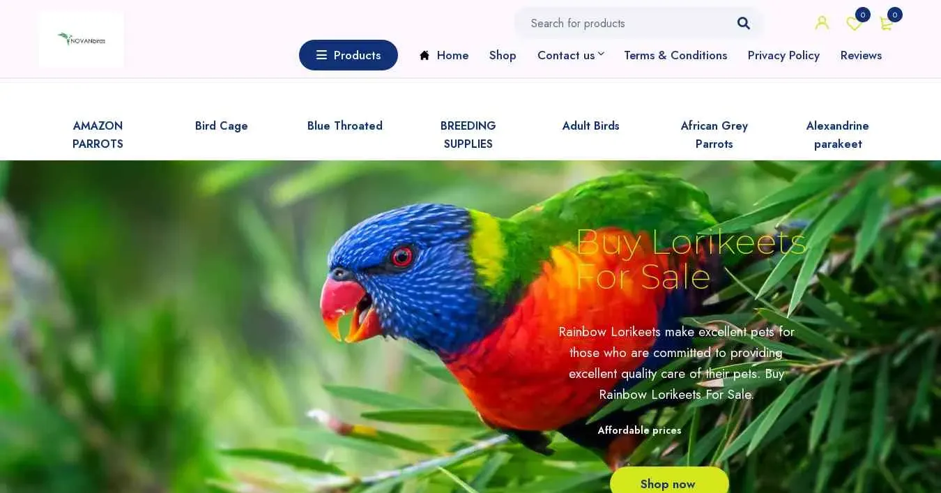 is novanbirds.com legit? screenshot