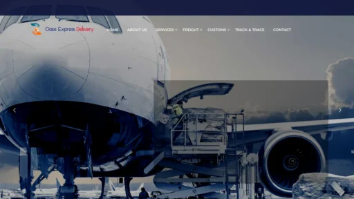 Scam Website Screenshot Oasisexpressdelivery.com