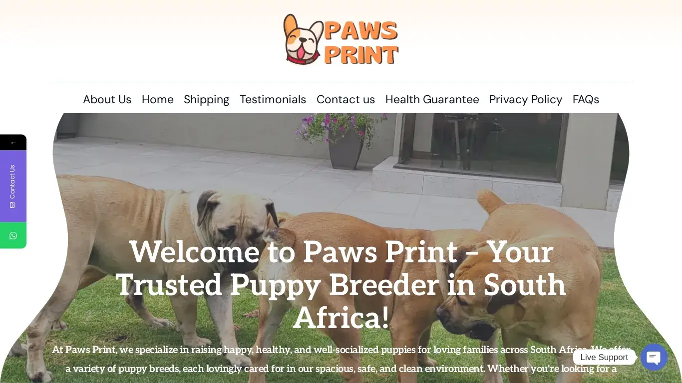 is Puppies For Sale - Paws Print KUSA Registered Breeders - Find Puppies Near Me legit? screenshot