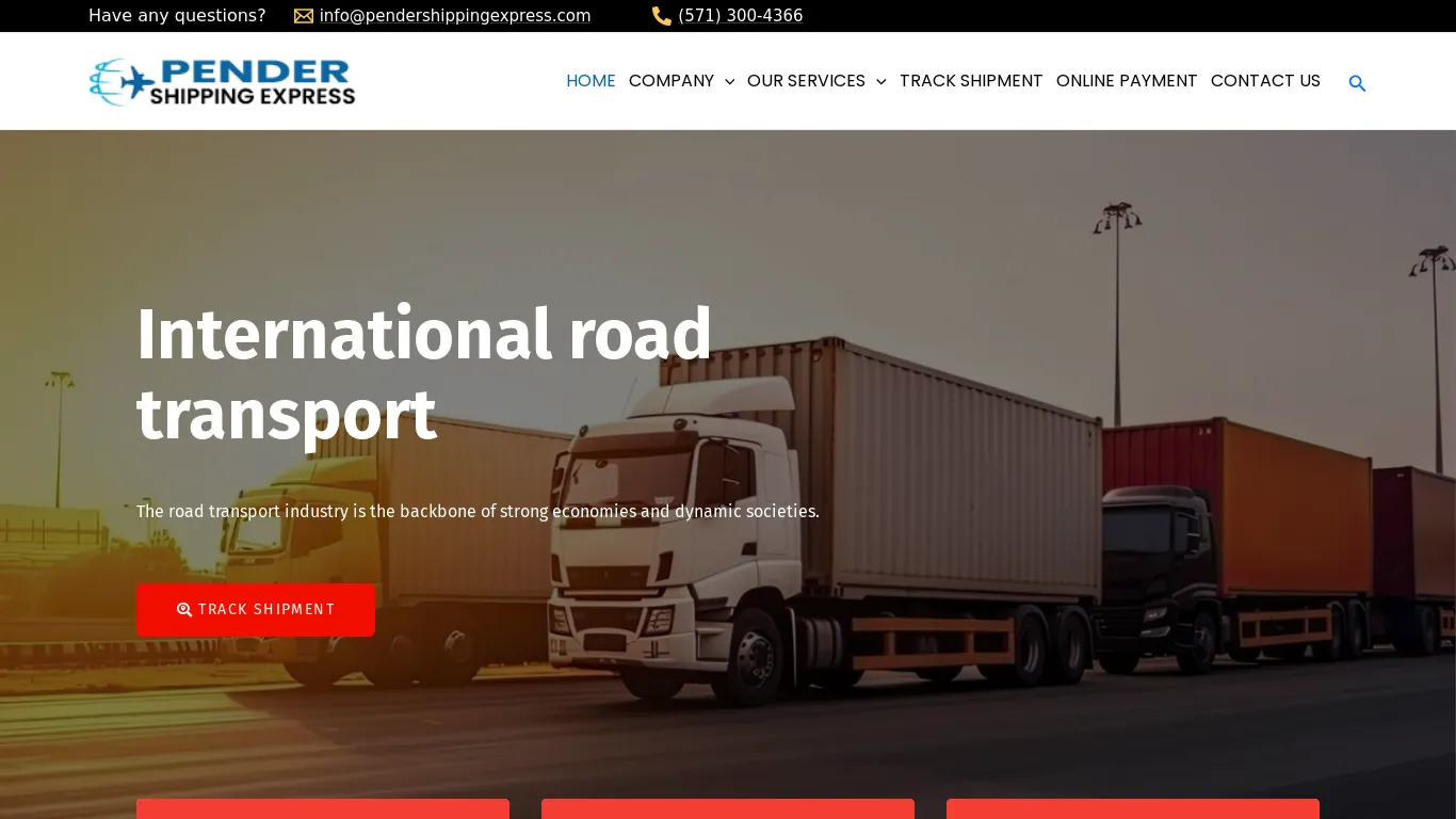 is Pender Shipping Express – Transport and Logistics legit? screenshot
