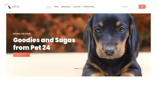 Scam Website Screenshot Pet24breders.com