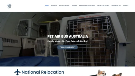 Scam Website Screenshot Petairbusaustralia.com
