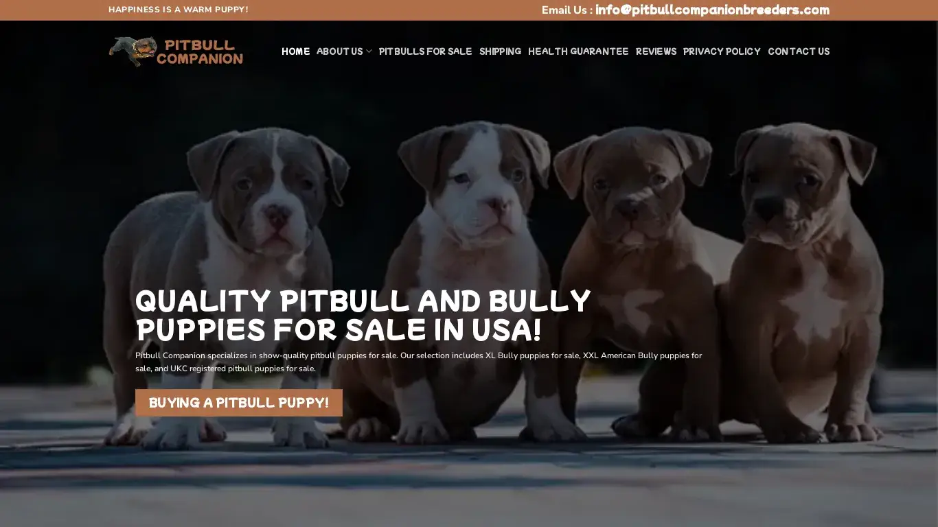 is Home - Pitbull Companion Breeders legit? screenshot