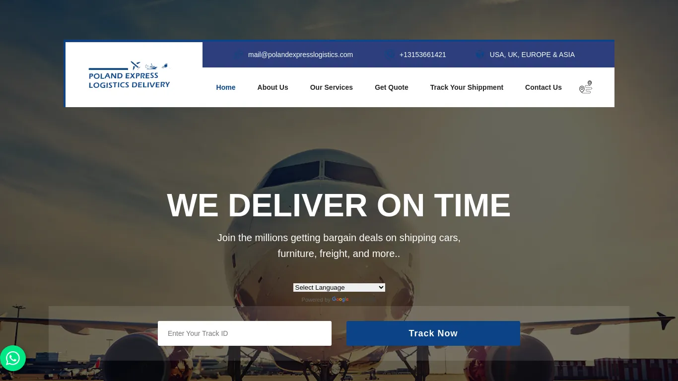 is Poland Express Logistics Delivery Service | Efficiency at your doorstep legit? screenshot