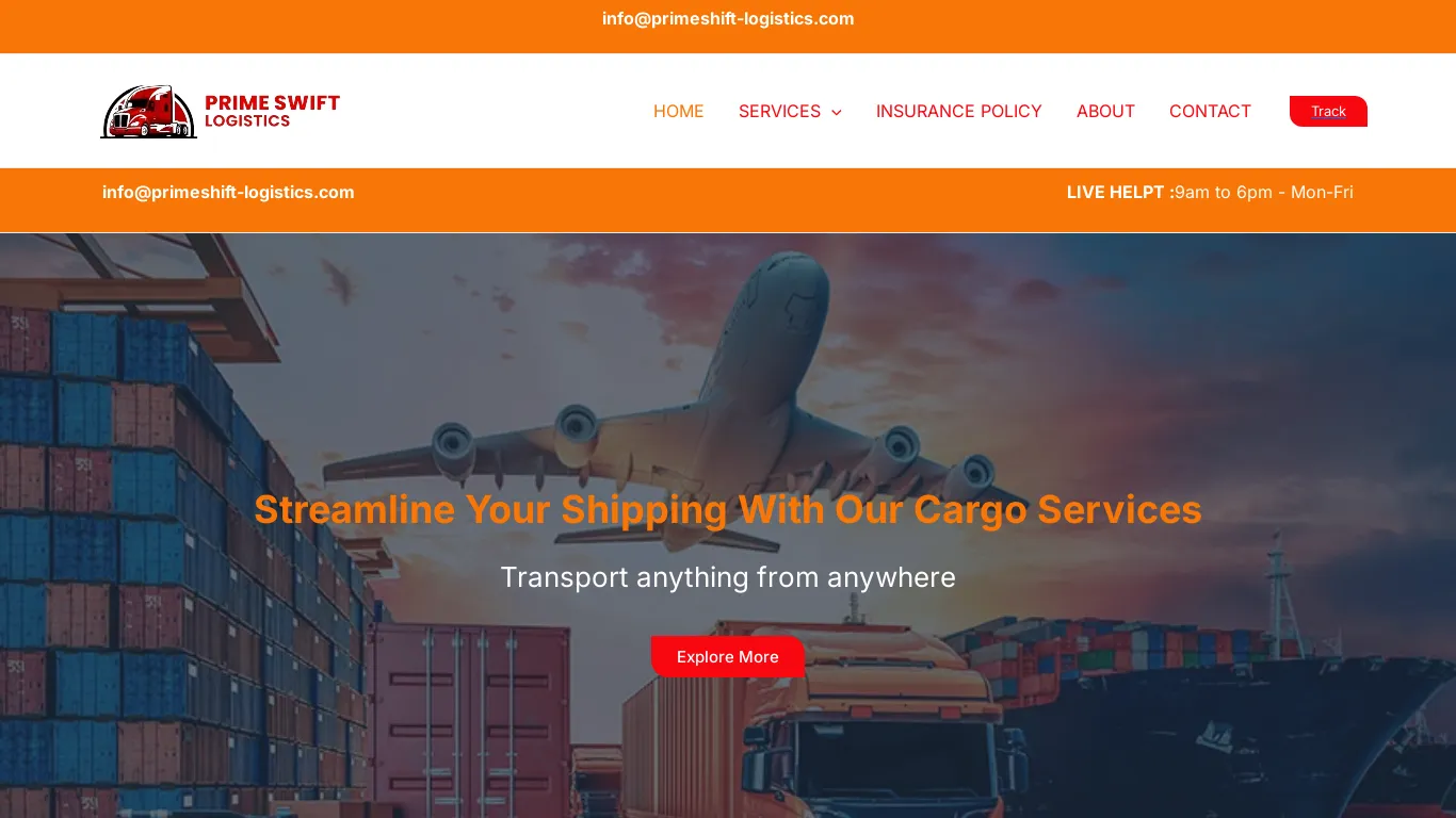 is PRIME SHIFT LOGISTICS – Global Shipping legit? screenshot