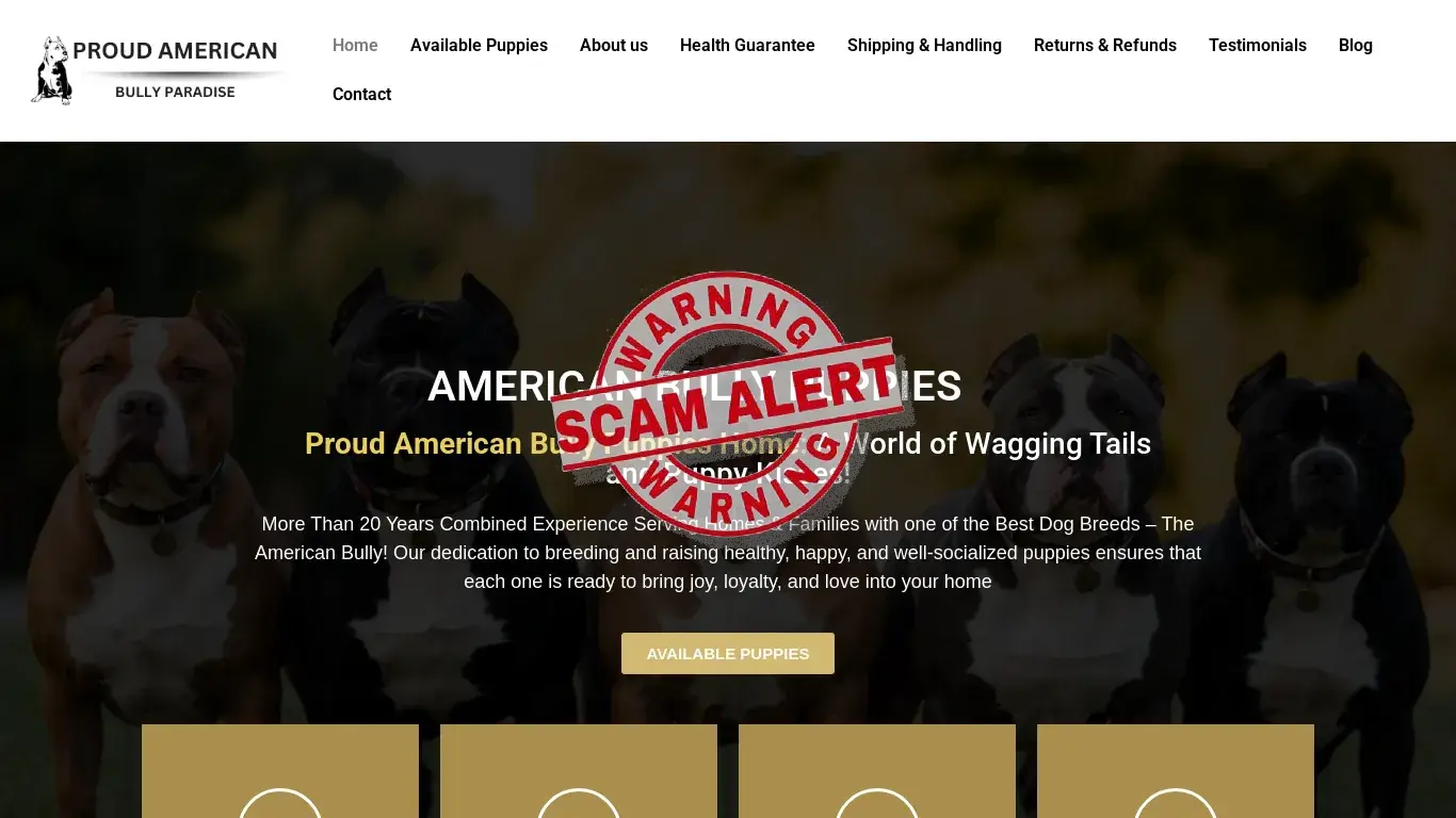 is proud american bully paradise. legit? screenshot