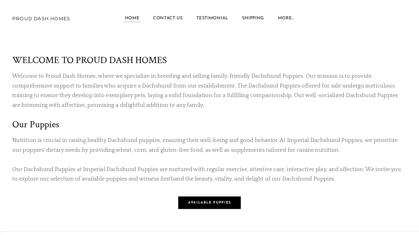 is PROUD DASH HOMES - Home legit? screenshot