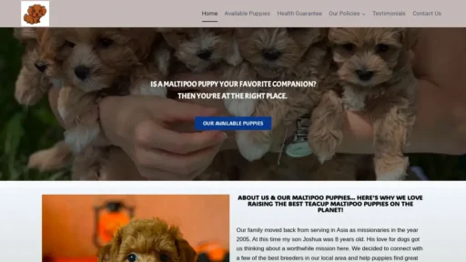 Scam Website Screenshot Qualitymaltipoopupsforsale.com