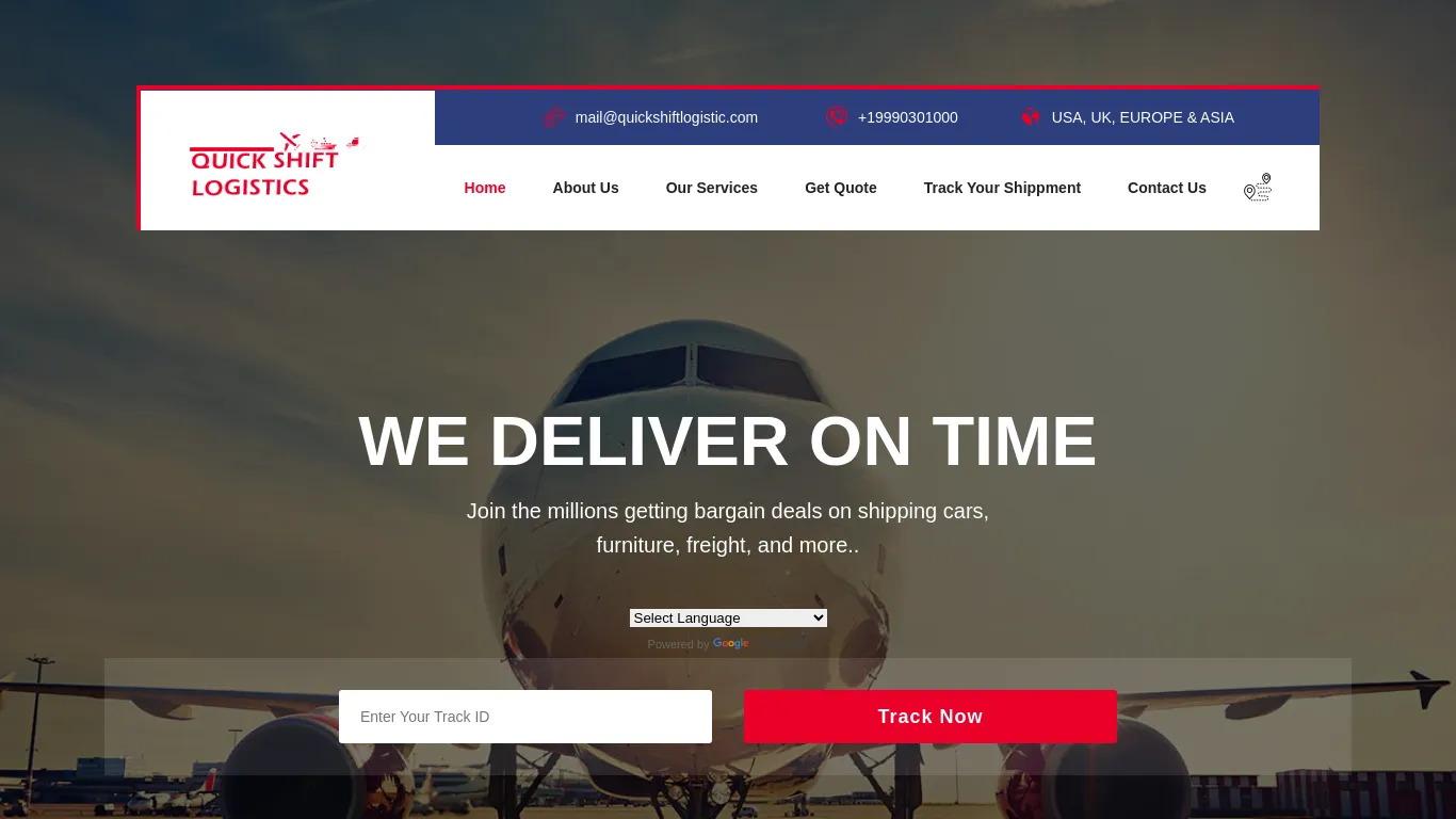 is Quick Shift Logistics | Efficiency at your doorstep legit? screenshot