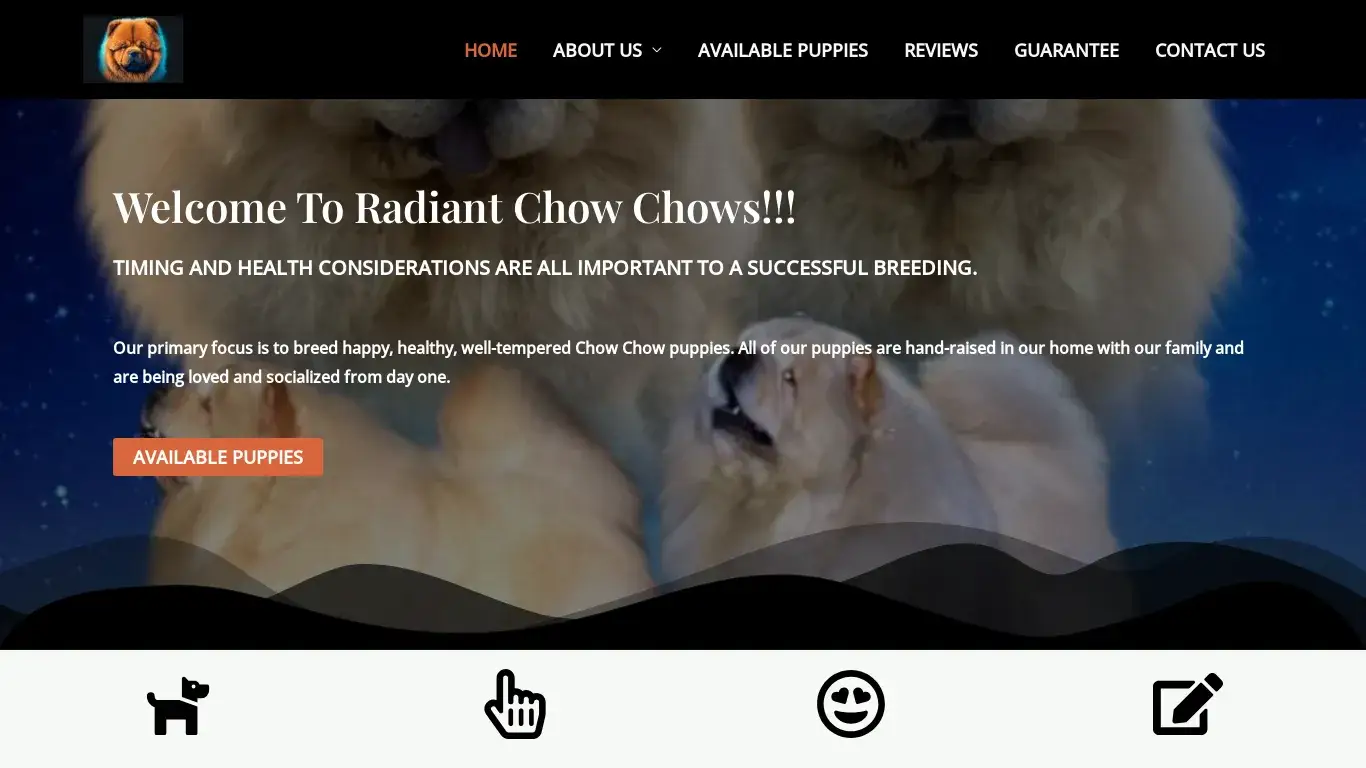 is Radiant Chow Chows – Chow Chow Puppies For Sale-Chow Chow Breeder legit? screenshot